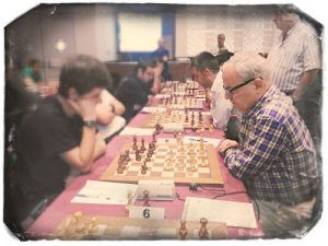Partida Jaime-Santos contra entrenador Elizbar Ubilava Torneo-Linares 2013